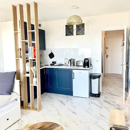 Vue Mer, Climatisation, 10 Min Des Plages Antibes